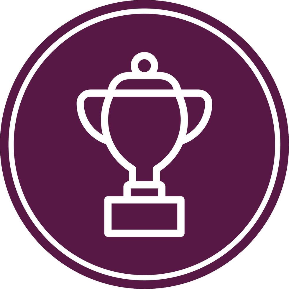 Trophy Colorful Icon vector