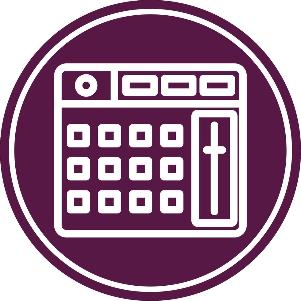 Launchpad Colorful Icon vector