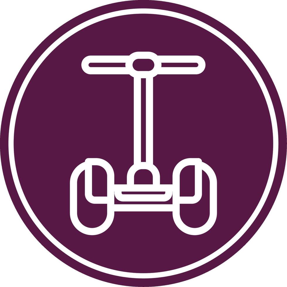 Segway Colorful Icon vector