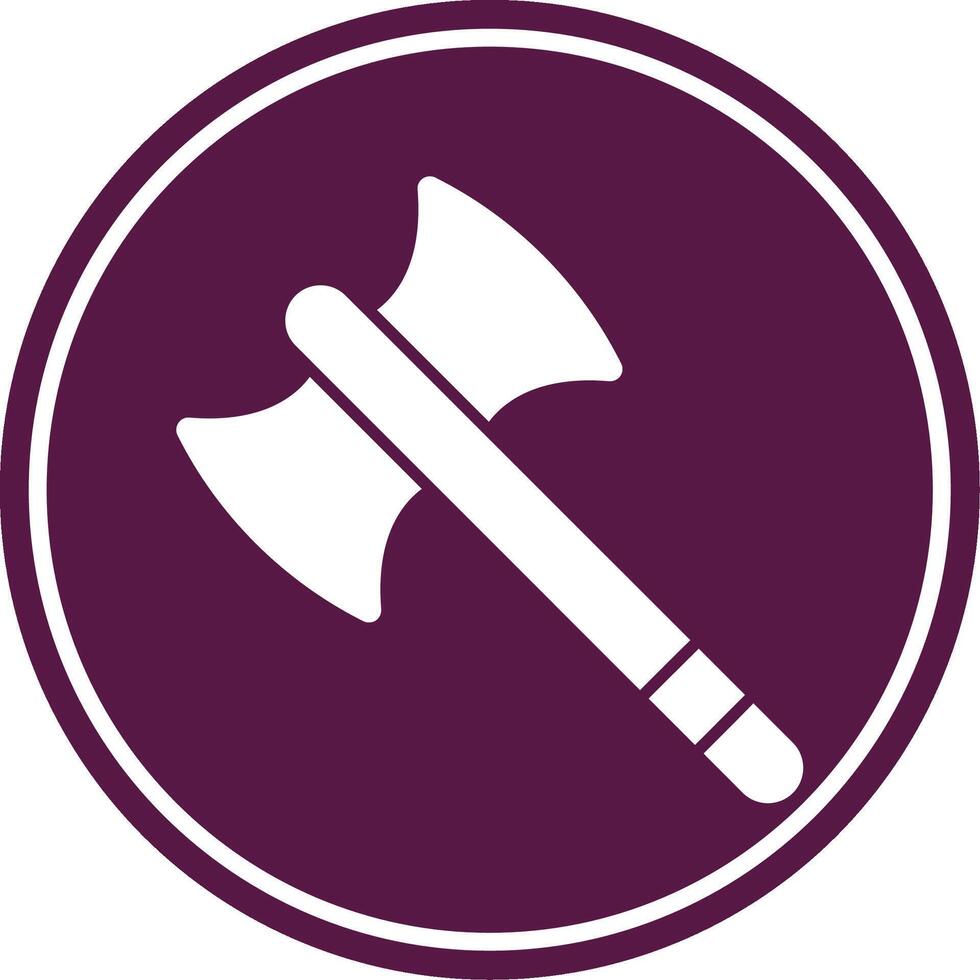 Axe Colorful Icon vector