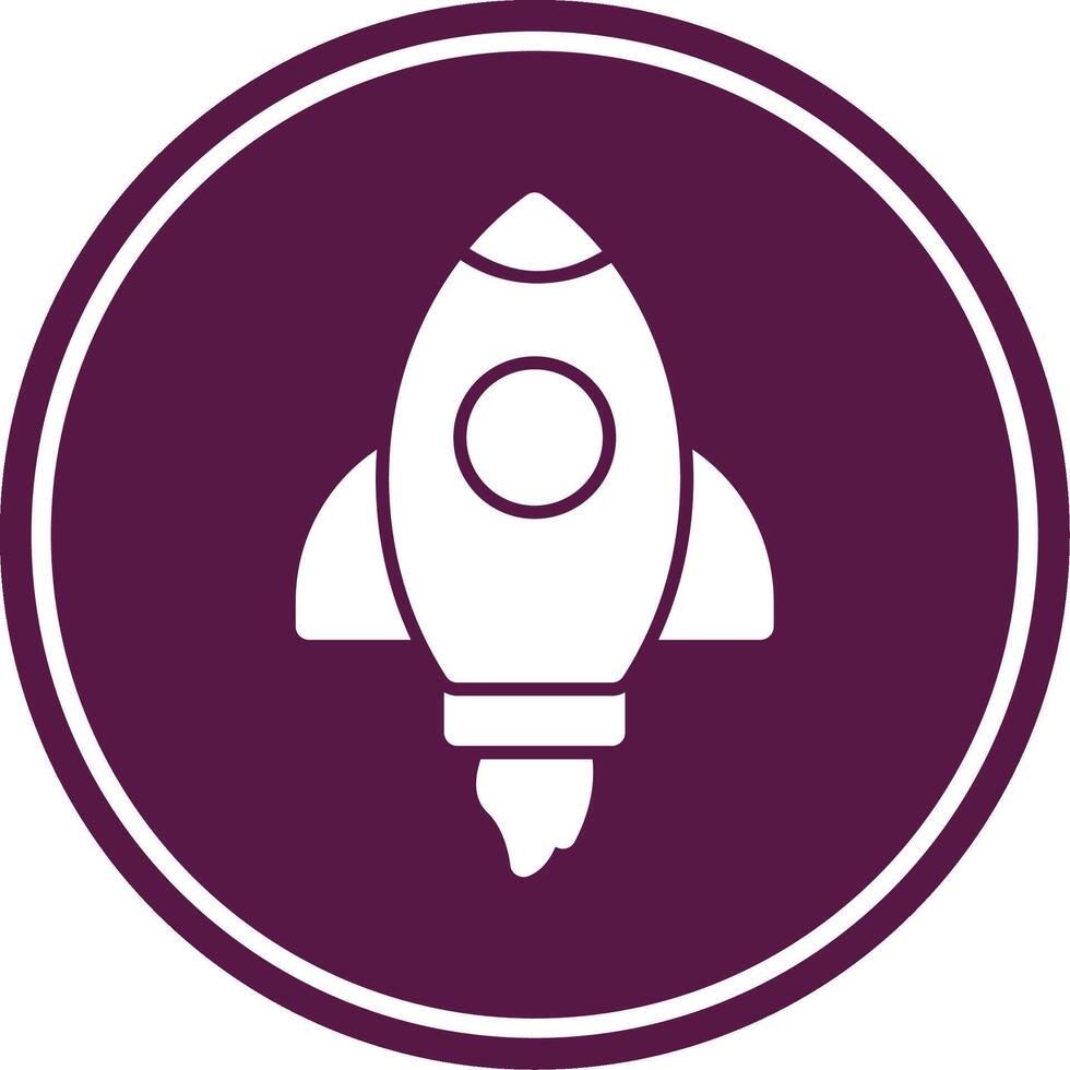 Rocket Colorful Icon vector