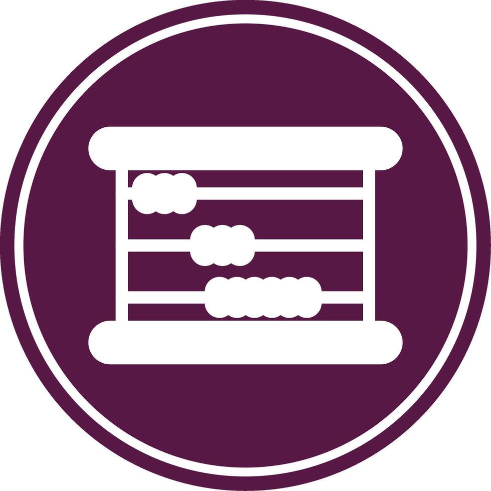 Abacus Colorful Icon vector