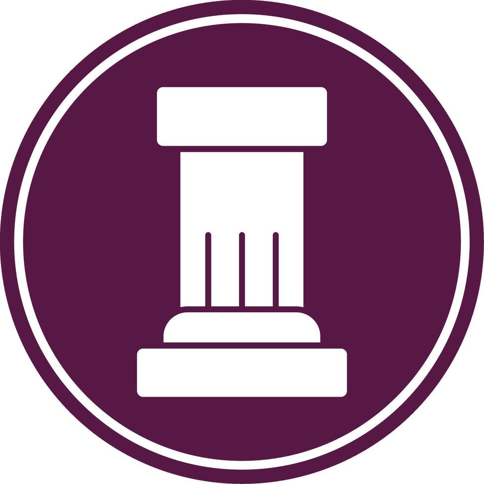 Column Colorful Icon vector