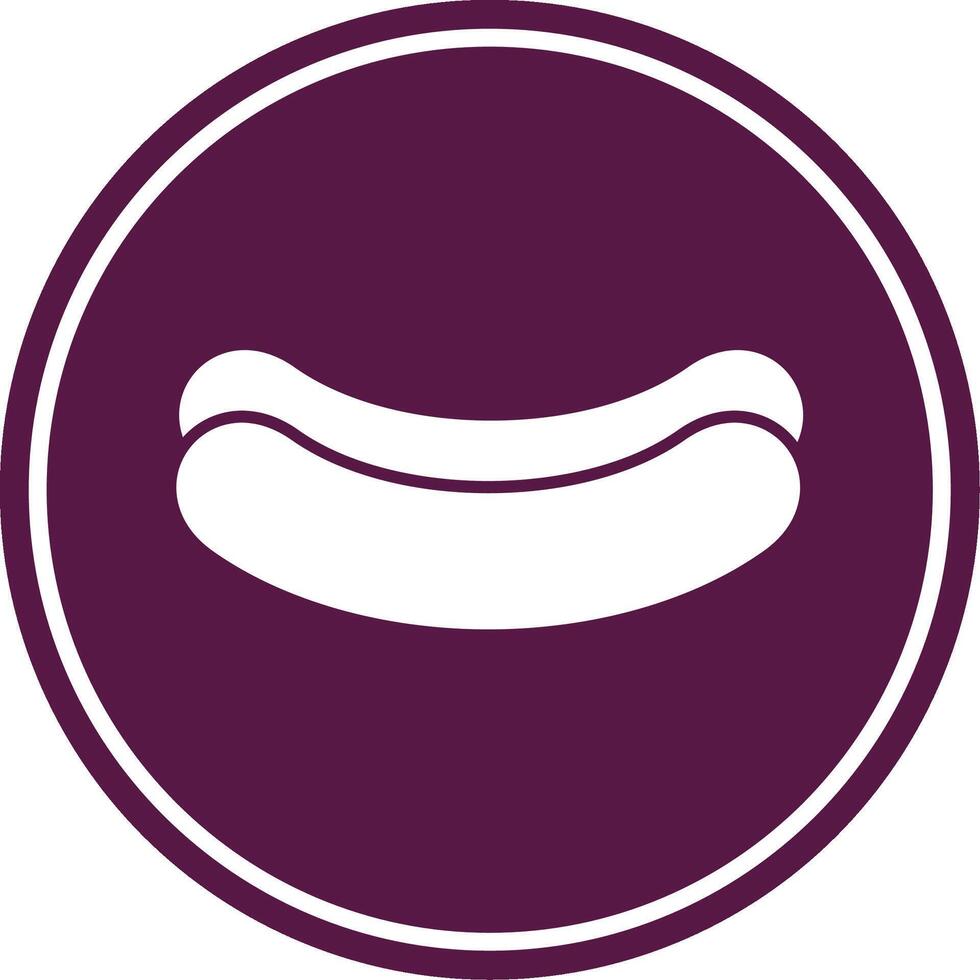 Sausage Colorful Icon vector