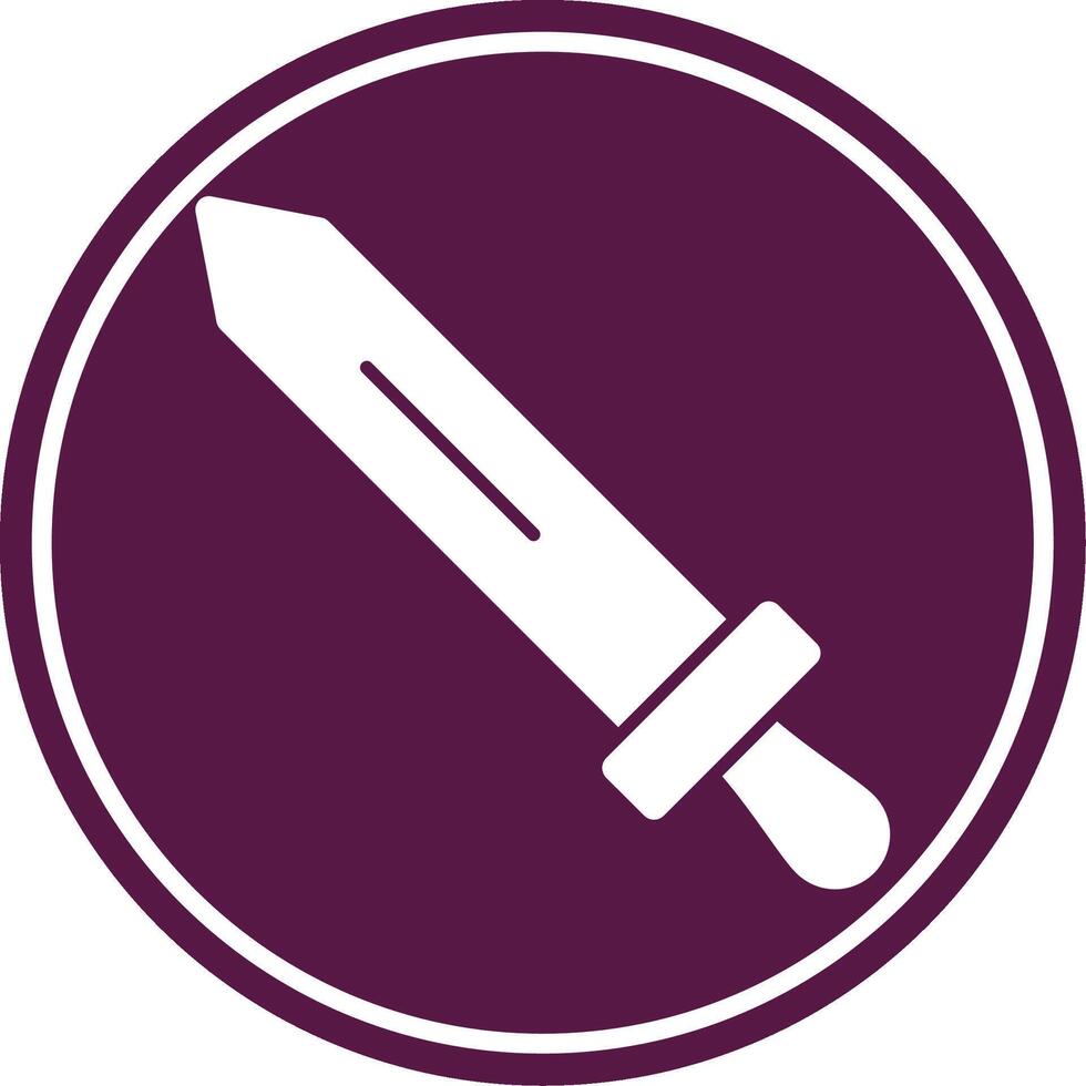Sword Colorful Icon vector
