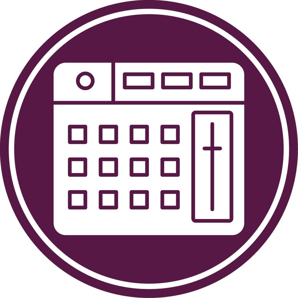 Launchpad Colorful Icon vector