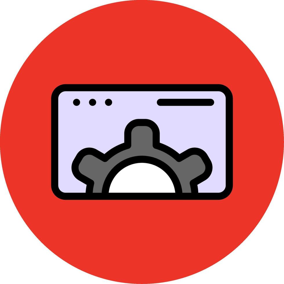 Web Optimization Colorful Icon vector