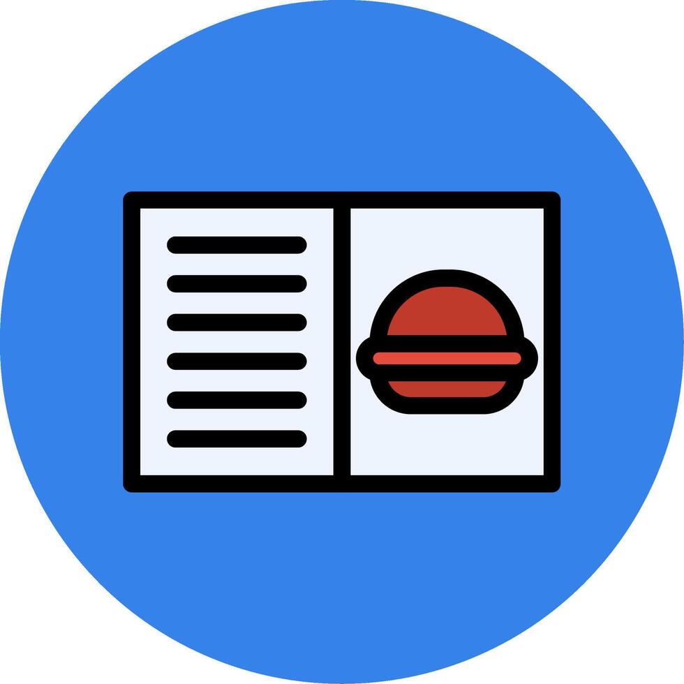Menu Colorful Icon vector