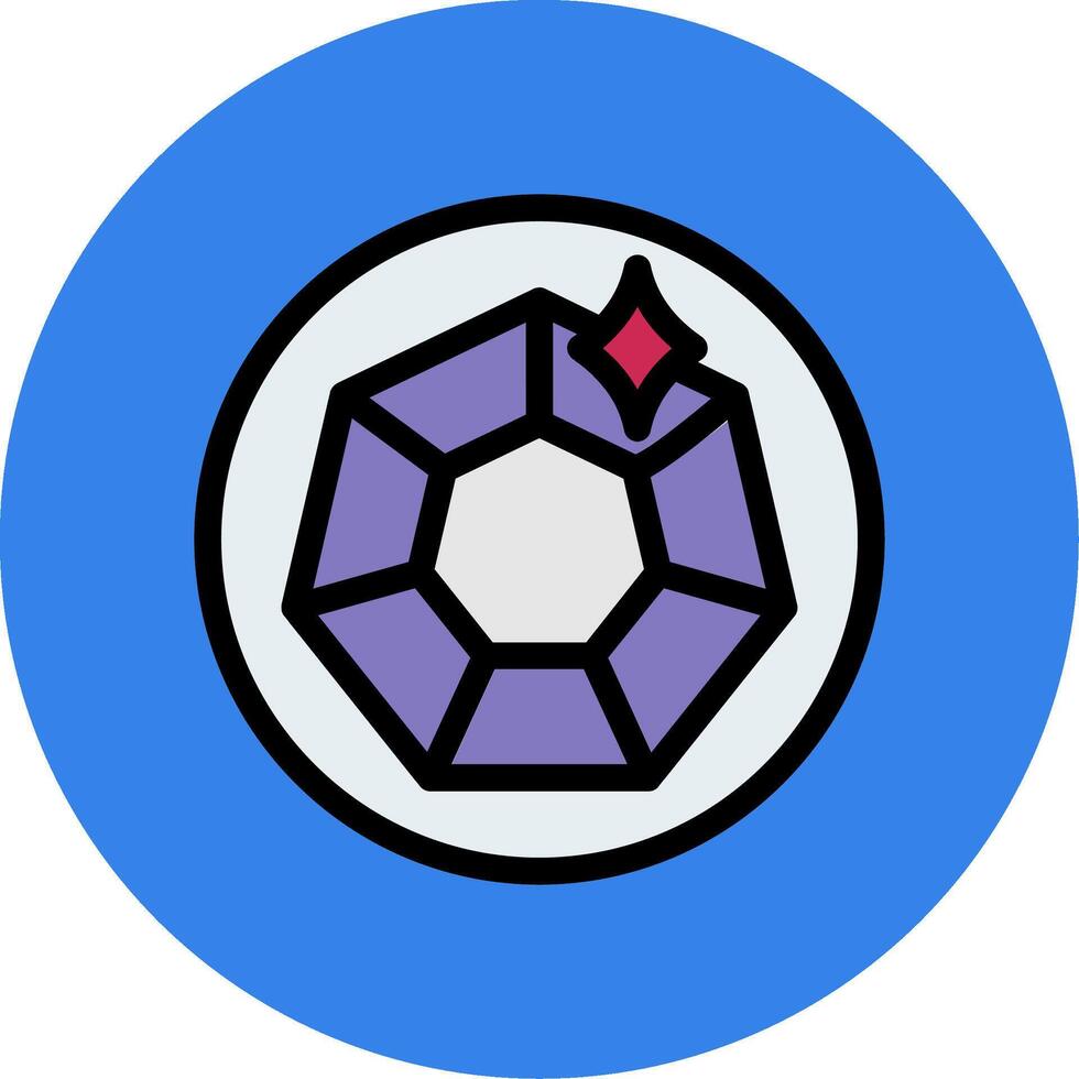 Diamond Colorful Icon vector