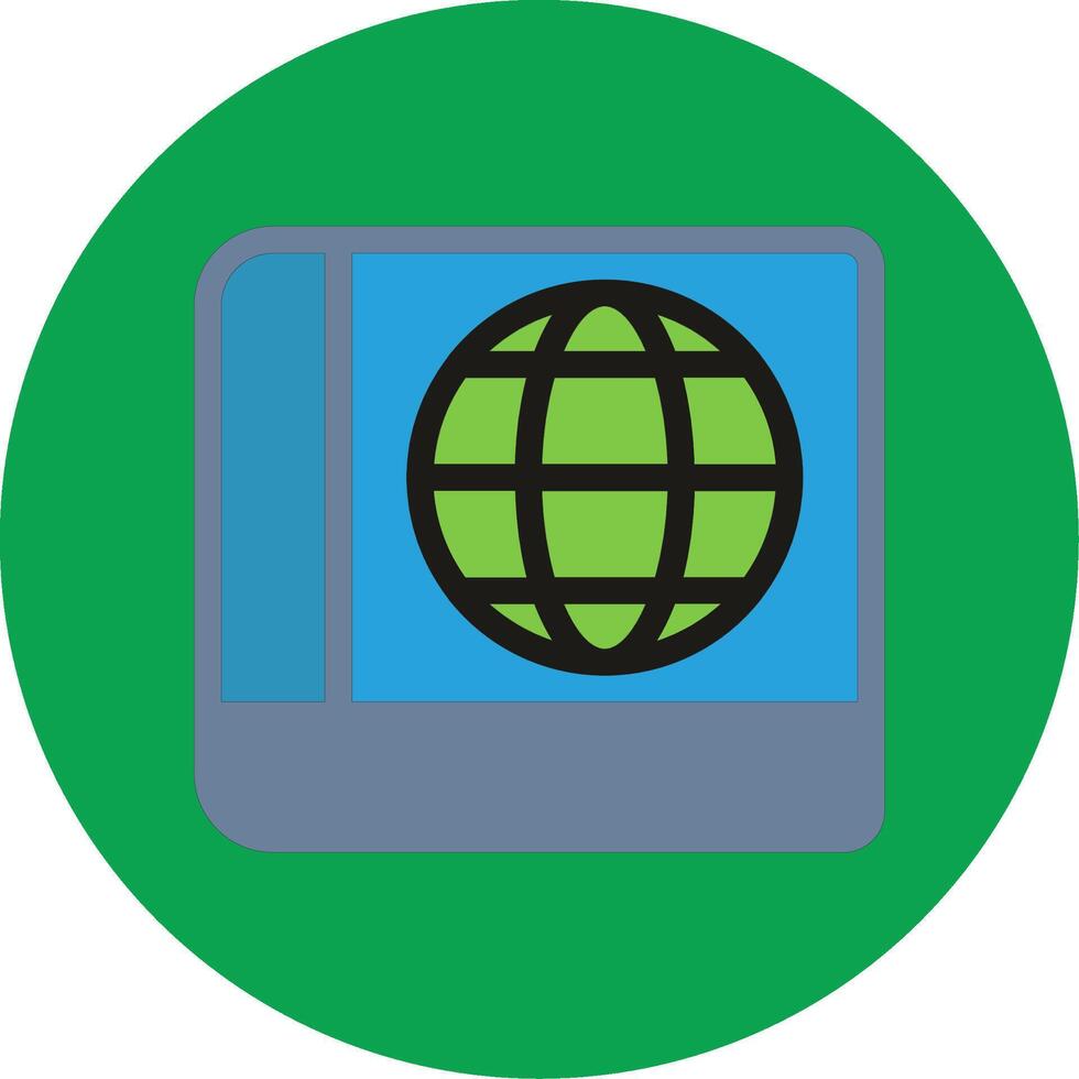 Encyclopedia Colorful Icon vector