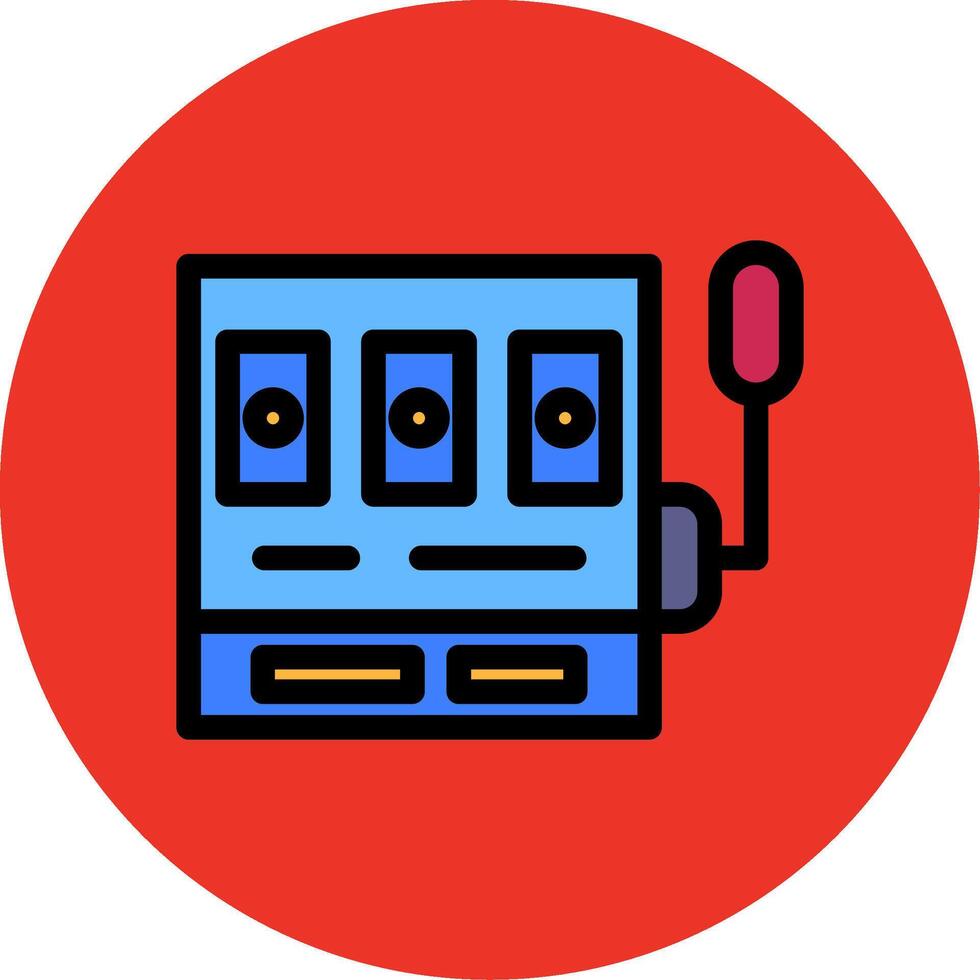 Slots Colorful Icon vector