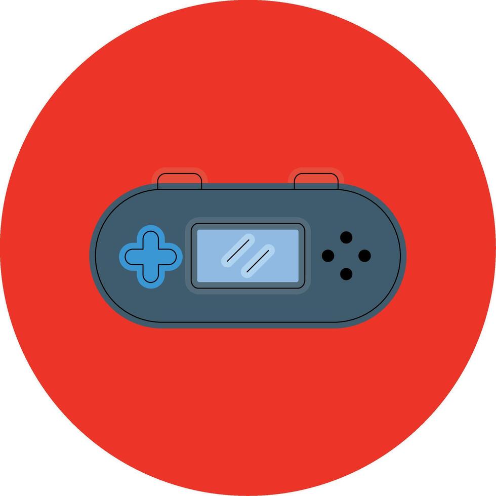 Game Console Colorful Icon vector