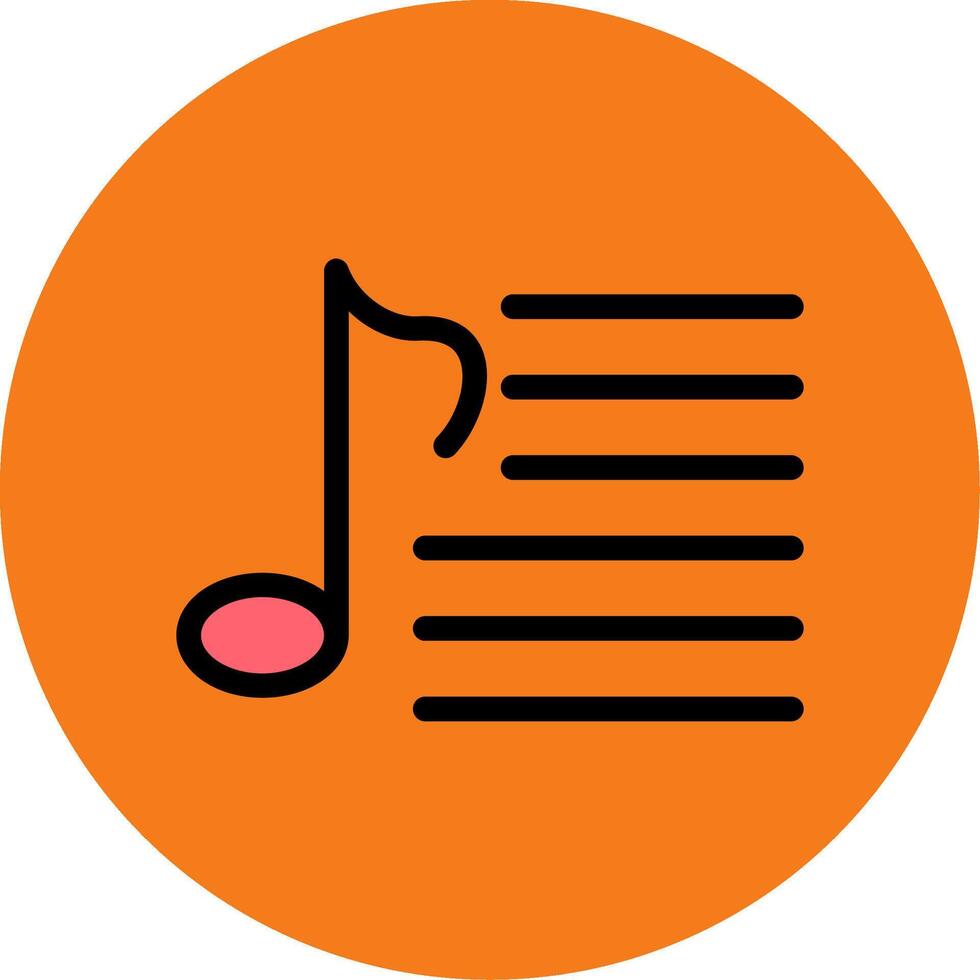 Playlist Colorful Icon vector
