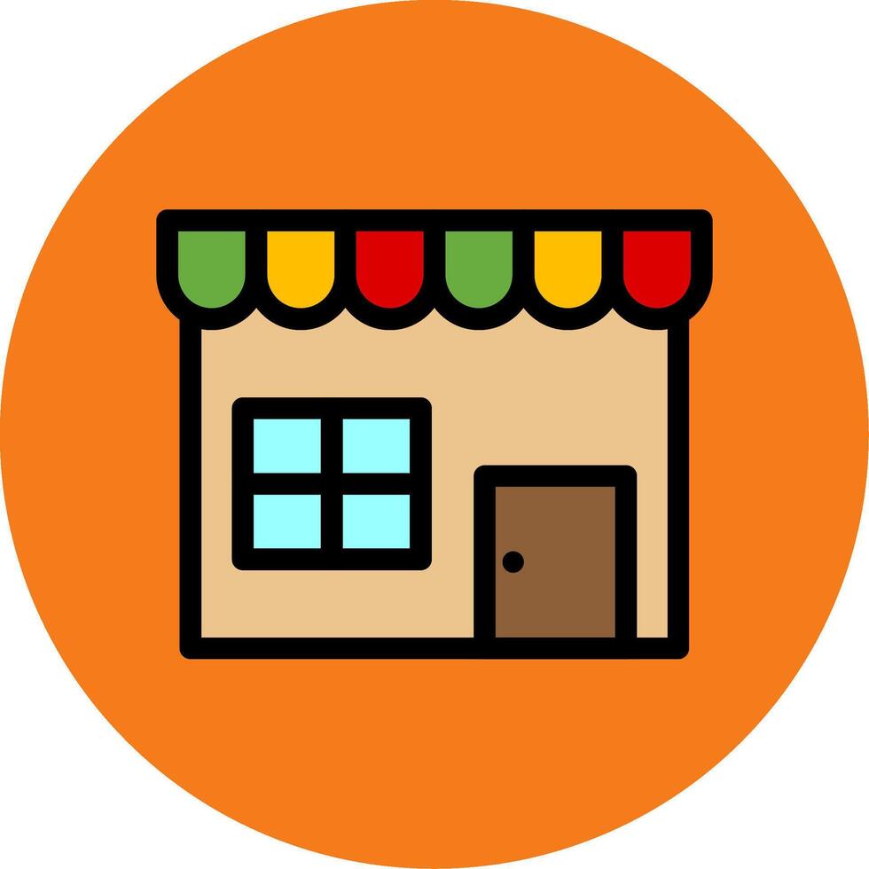 Shop Colorful Icon vector