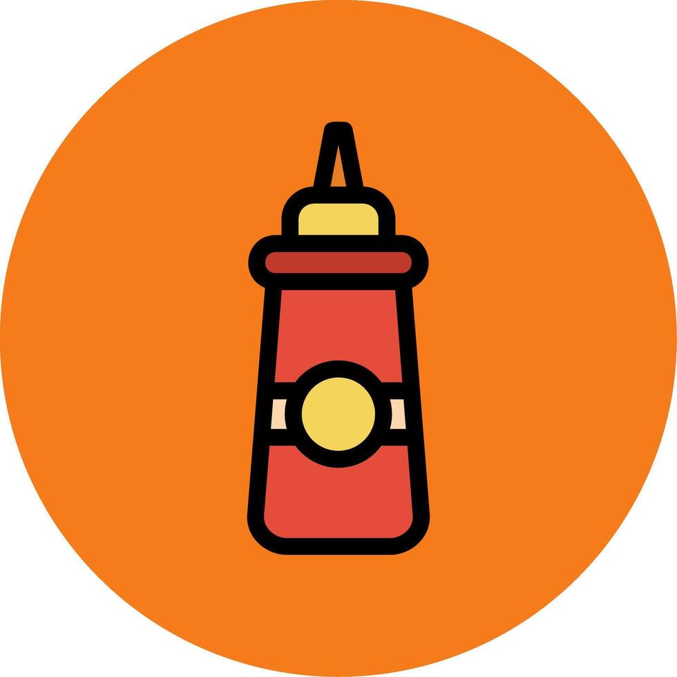 Sauces Colorful Icon vector