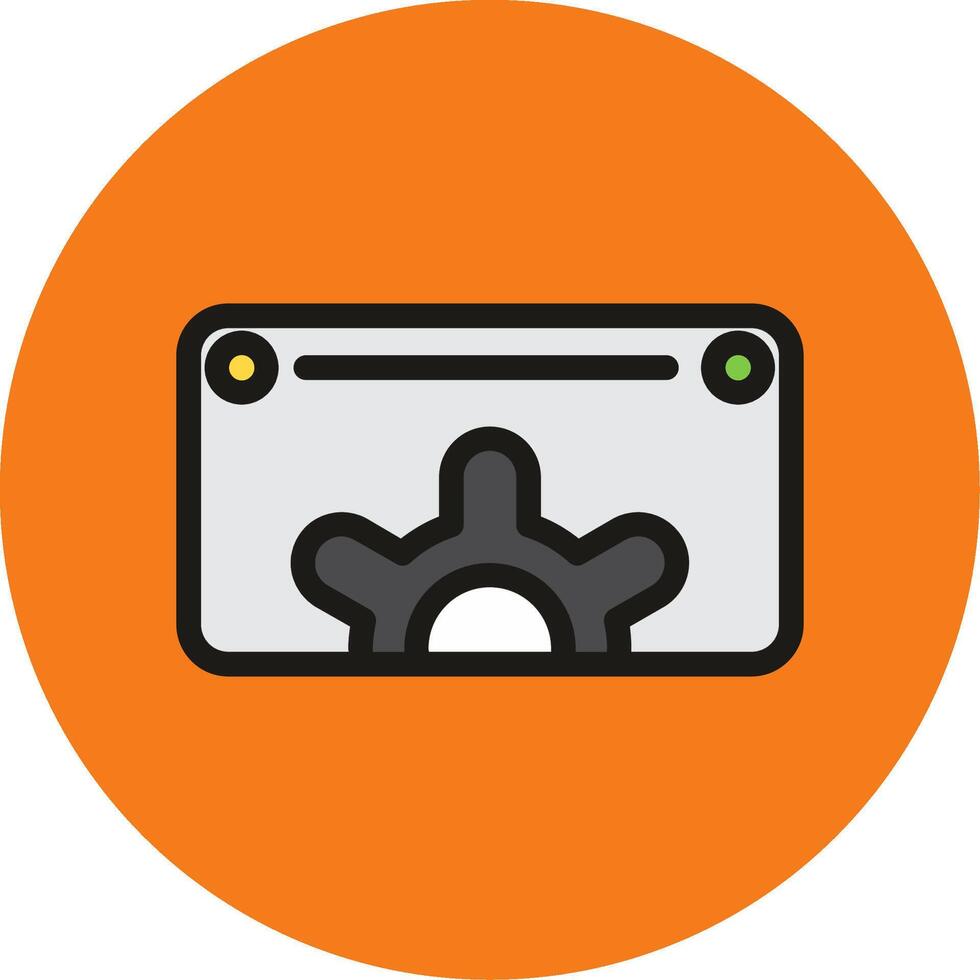 Website Colorful Icon vector