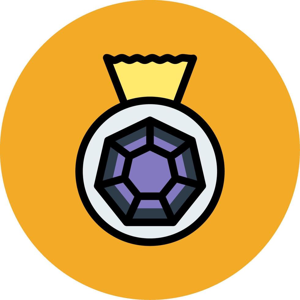 Bag Of Diamonds Colorful Icon vector
