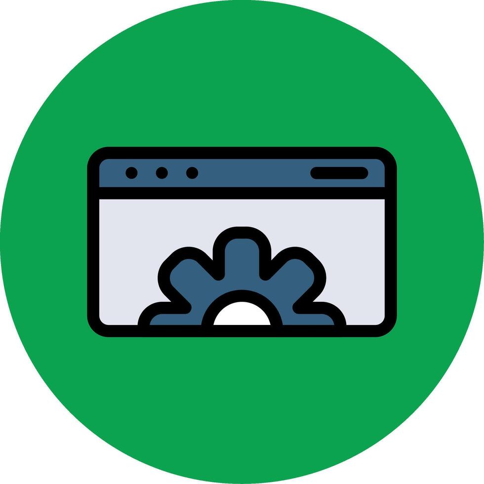 Web Optimization Colorful Icon vector