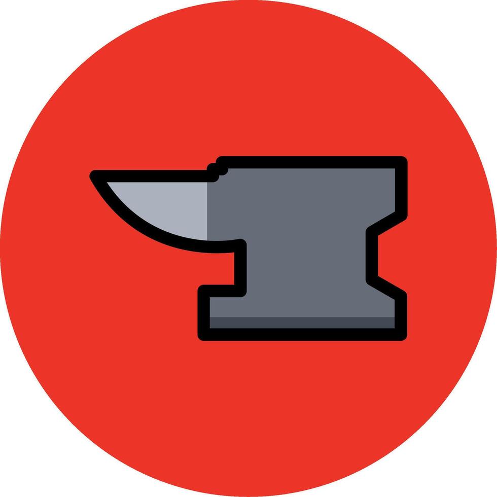Anvil Colorful Icon vector