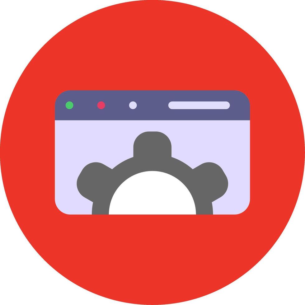 Web Optimization Colorful Icon vector