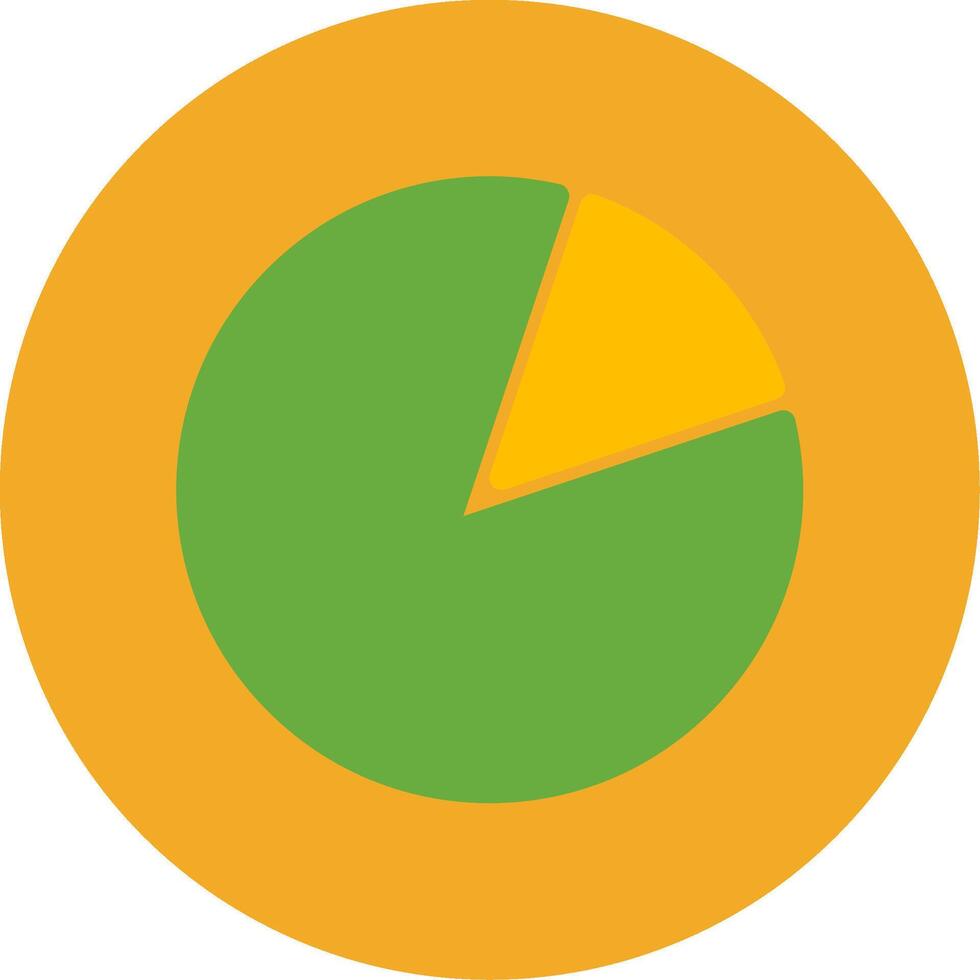 Pie Chart Colorful Icon vector
