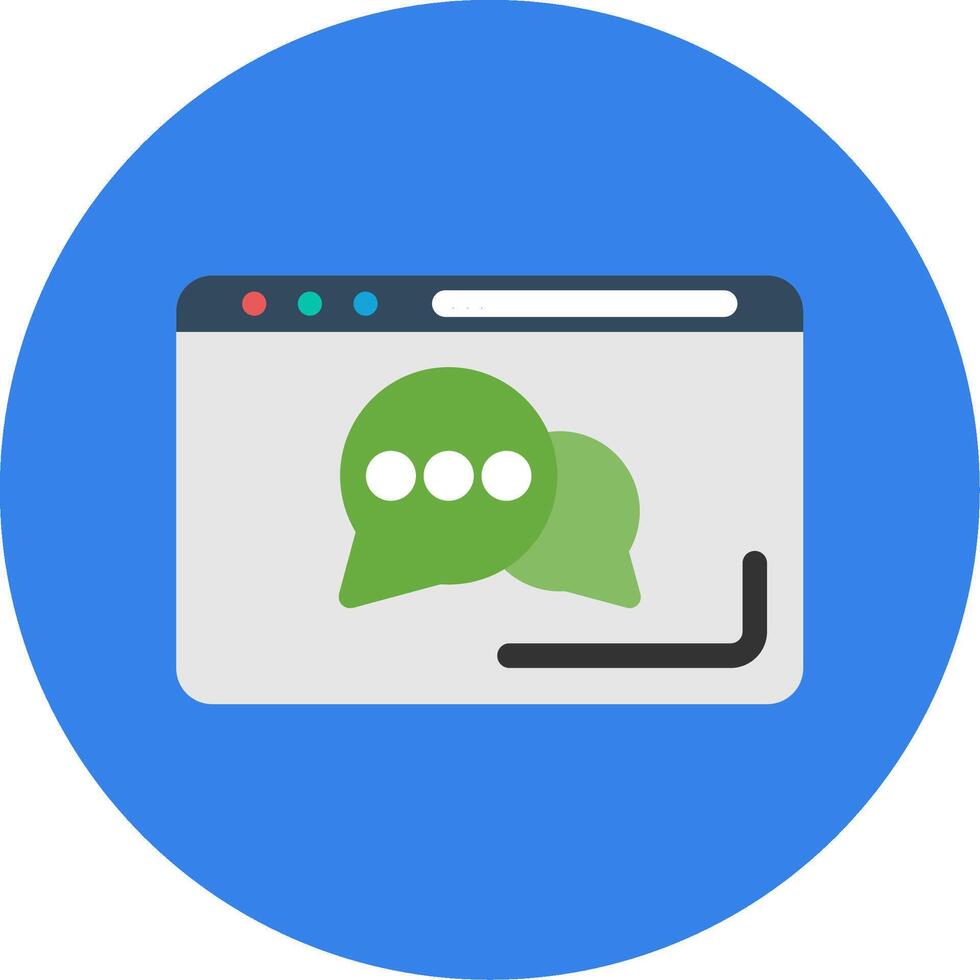 Chat Colorful Icon vector