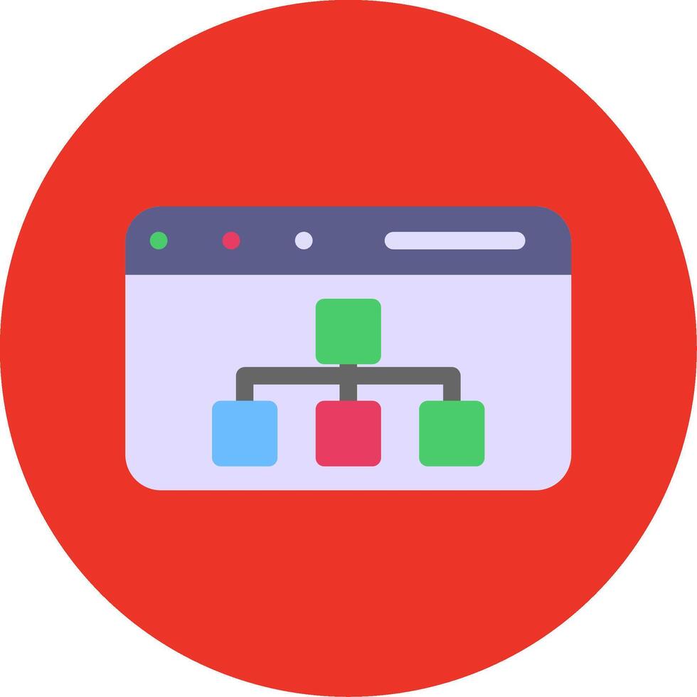 Architechture Colorful Icon vector