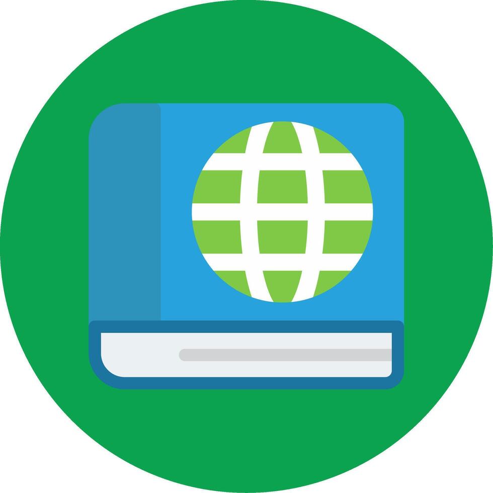 Encyclopedia Colorful Icon vector