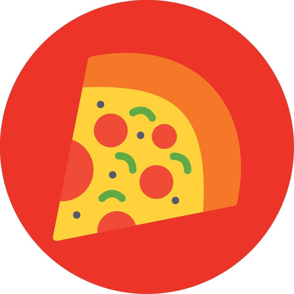 Pizza Colorful Icon vector