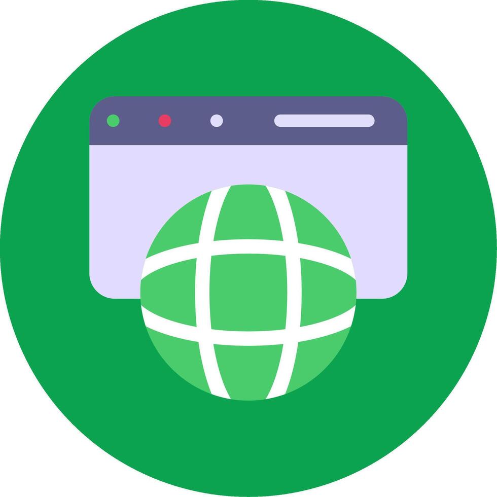 Global Communication Colorful Icon vector