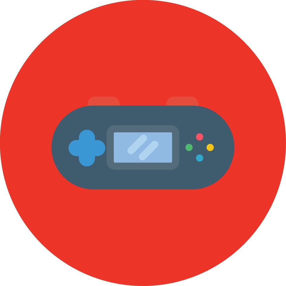 Game Console Colorful Icon vector
