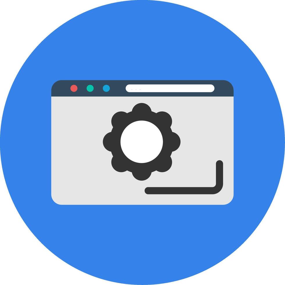 Website Setting Icon vector