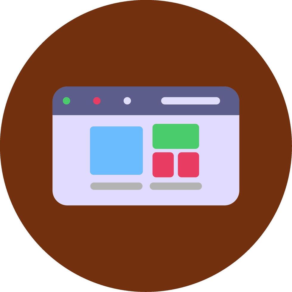 Responsive Design Colorful Icon vector