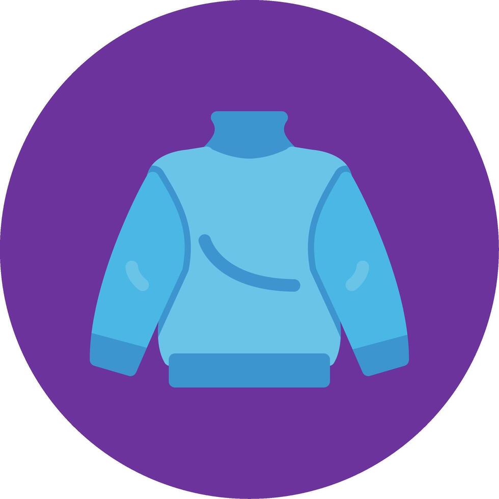 Crewneck Colorful Icon vector