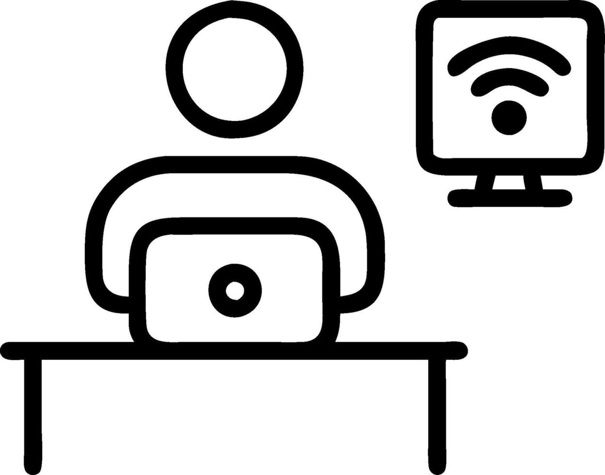 3D Telemedicine AI assistant on plain desk background copy space concept as AI powered telemedicine assistant displayed on plain desk background highlighting intelligent healthcare vector