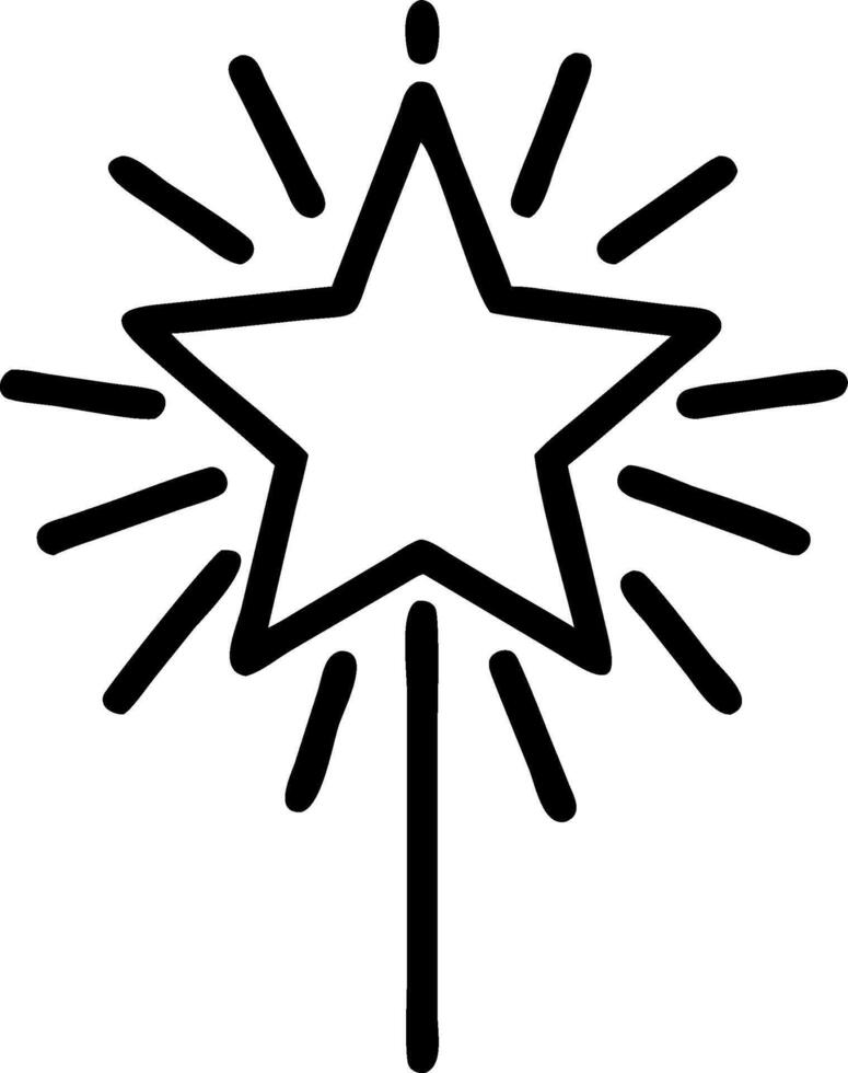 3D Reyes Magos Soaring Star Icon concept as image of a glowing star soaring upwards representing guidance and magic of Reyes Magos isolated on white ideal for infographics a vector