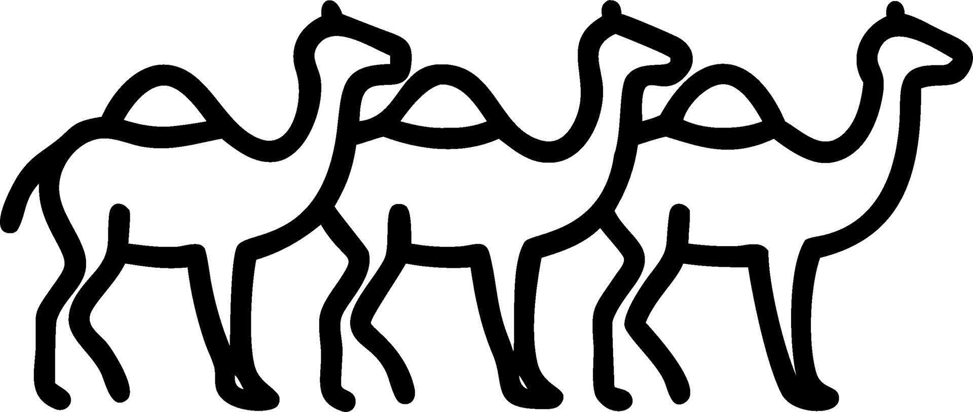 3D Reyes Magos Floating Camels concept as illustration of camels floating with festive decorations symbolizing the journey of Reyes Magos isolated on white perfect fo vector