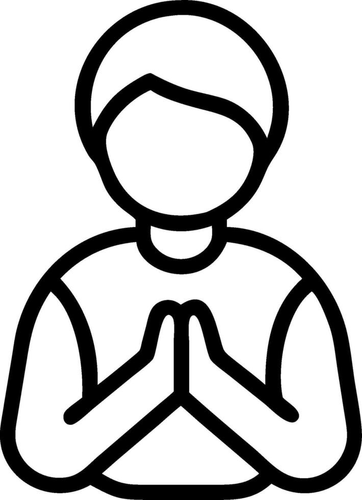 3D Portrait Praying Peace concept as Portrait close up of a person deeply praying expressing devotion and peace highlighting personal faith for World Religion Day advertising banne vector