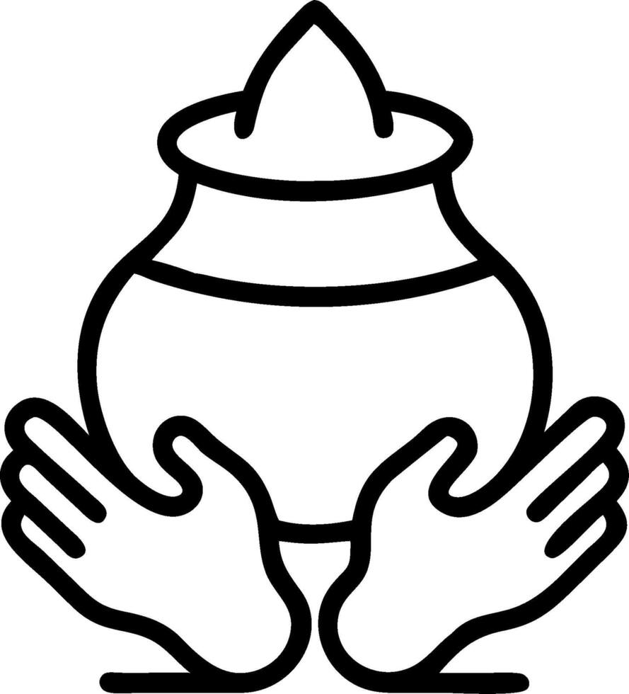 3D Pongal Rituals and Prayers concept as Individuals performing traditional Pongal rituals and prayers seeking blessings and prosperity embodying devotion and cultural heritage cap vector