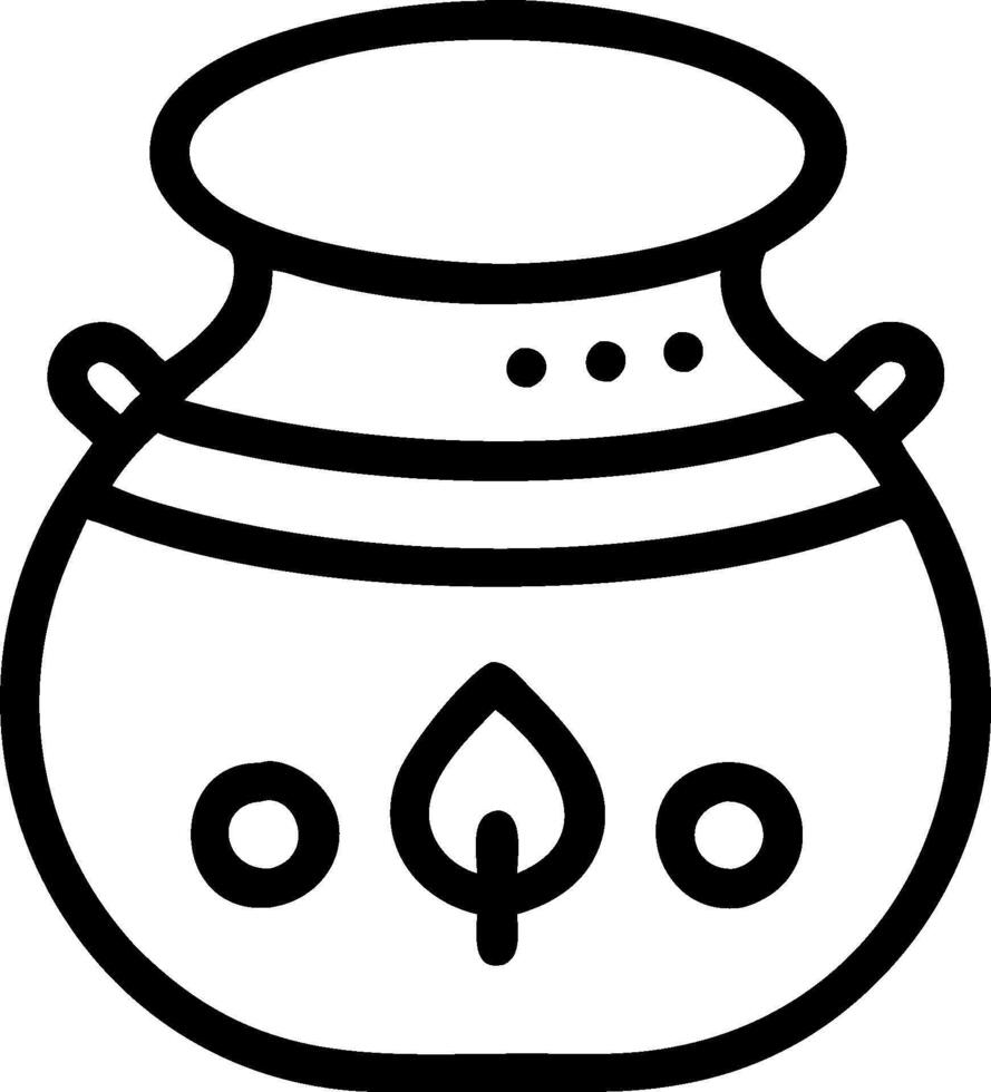 3D Pongal Portrayal Futuristic Pot Boiling concept as Futuristic portrayal of Pongal pot boiling with modern elements and vibrant colors blending tradition with innovation captured vector