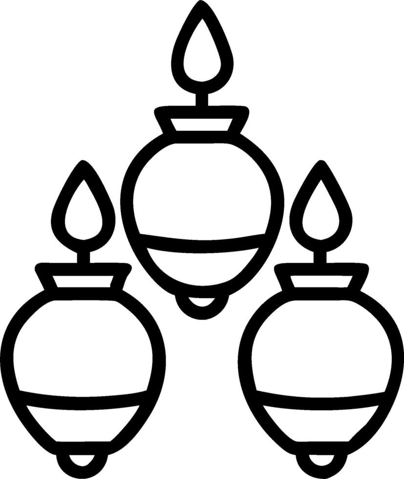 3D Pongal Festive Lamps concept as illustration of multiple Pongal lamps arranged decoratively symbolizing light and prosperity ideal for infographic materials with c vector