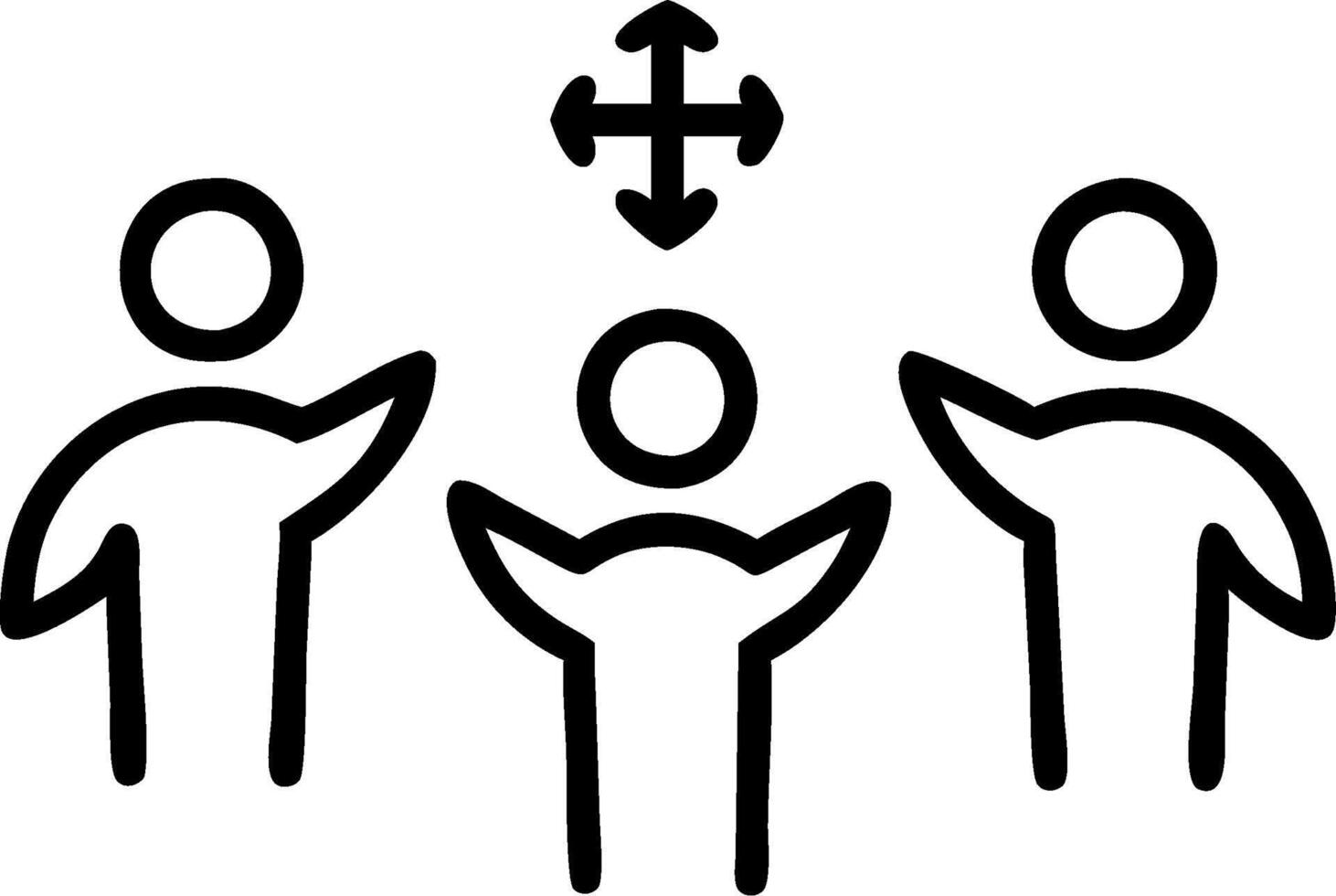 3D Plain Shared Faith Activities concept as Individuals from different religions participating in shared faith activities on a plain background symbolizing unity and mutual respect vector