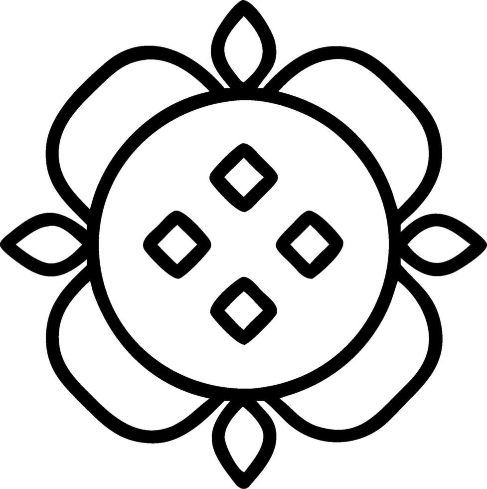 3D Plain Pongal Kolam Background concept as Plain background adorned with subtle kolam patterns in traditional colors representing cultural artistry and festivity during Pongal wit vector