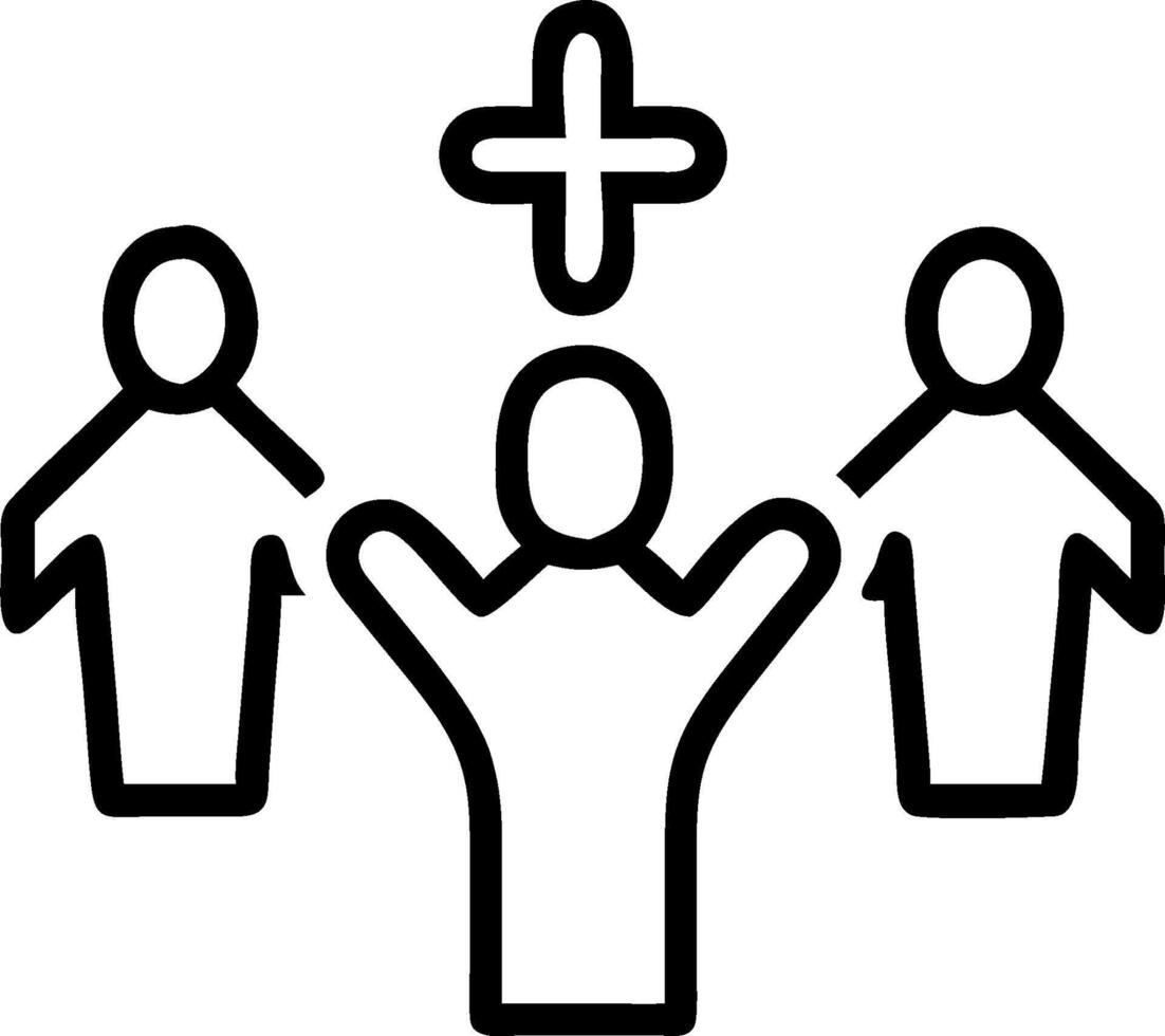 3D Plain Faith Diversity Icons concept as Plain background icons representing faith diversity designed for World Religion Day infographics symbolizing unity and mutual respe vector