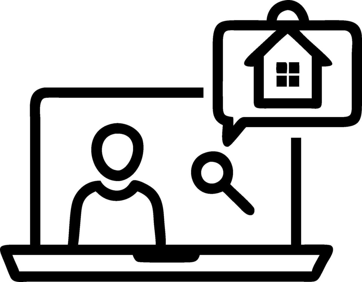 3D Patient and doctor interacting via telemedicine in home office concept as Patient and doctor interact through telemedicine platform on laptop in home office showcasing personali vector