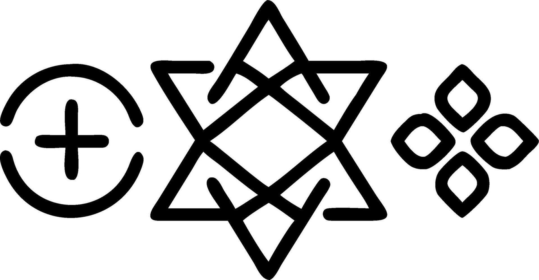 3D Macro Unity Symbols concept as Macro close up of unity symbols from various religions seamlessly blended representing harmony and coexistence for World Religion Day advertisemen vector