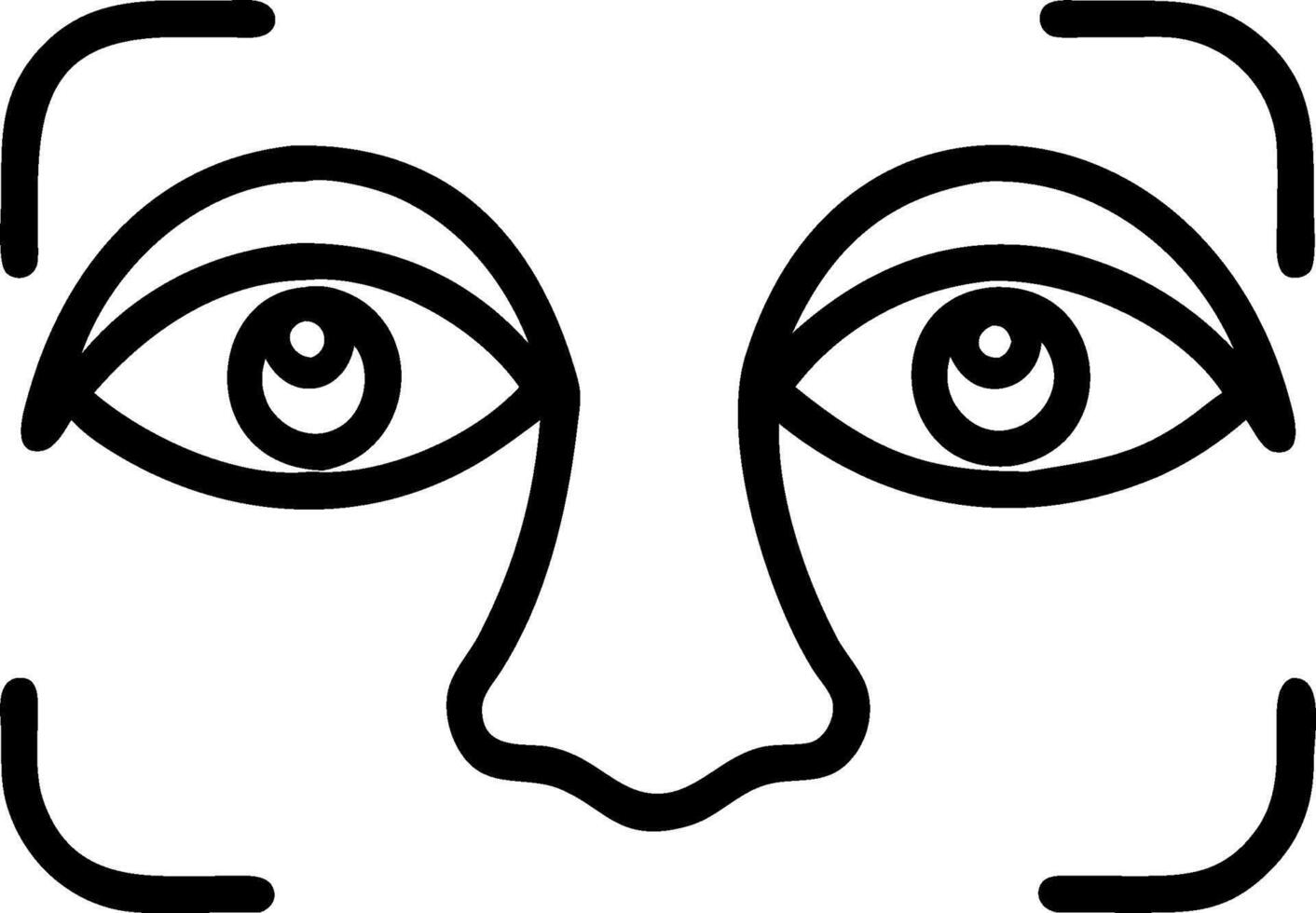3D Macro portrait of Reyes Magos eyes with copy space concept as Intimate macro portrait capturing the facial expressions of Reyes Magos conveying wisdom and kindness ideal for mag vector