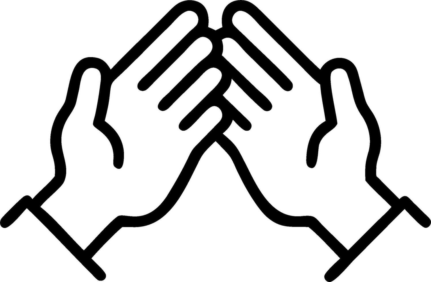 3D Macro Religious Unity Hands concept as Macro close up of hands from different religions forming a unified symbol representing harmony and cooperation for World Religion Day adve vector