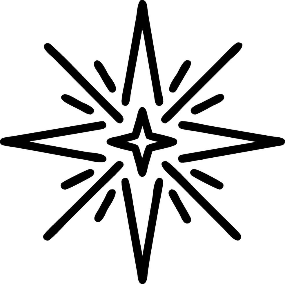 3D Macro of a light beam forming a star shape symbolizing hope and epiphany with copy space concept as Detailed macro of a light beam forming a star shape representing hope and mom vector