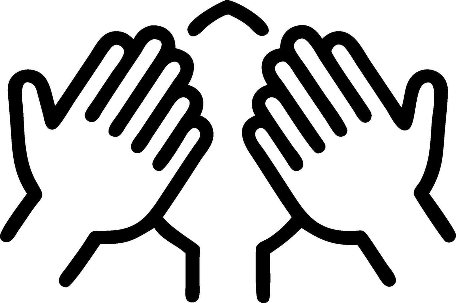 3D Interfaith Peace Hands concept as illustration of hands from different faiths forming a peace sign symbolizing unity harmony World Religion Day banner as 3D Icon isolated vector